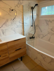Photo de galerie - Rénovation salle de bain sauf sol