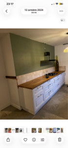 Photo de galerie - Pose de cuisine et carrelage 