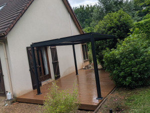 Photo de galerie - Pose terrasse et pergola