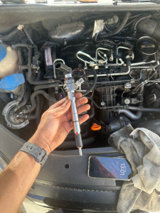 Photo de galerie - Remplacement + Codage injecteur Golf 1.6 TDI