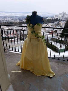Photo de galerie - Confection d une robe de marié 
robe champenoise