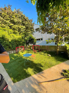 Photo de galerie - Aménagement de jardin, pose de rouleaux de gazon à Saint cloud 