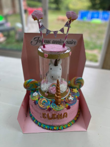 Photo de galerie - Gateau licorne 