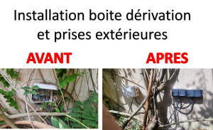 Photo de galerie - Mise en sécurité et aux normes d'une installation extérieure 