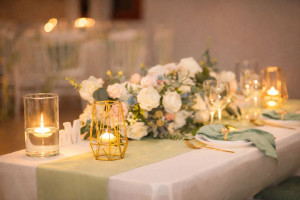 Photo de galerie - Décoration complète d'un mariage à Montpellier. 
Thème disponible à la location pour 200 personnes. 