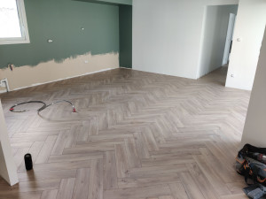 Photo de galerie - Parquet bâton rompu 