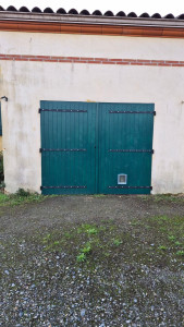 Photo de galerie - Creation d'une porte de garage.