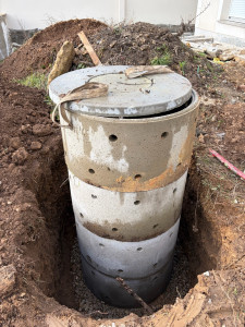 Photo de galerie - Puisard enfin posé