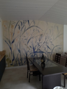 Photo de galerie - Peinture et pose d'un panoramique 