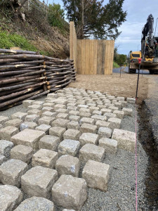 Photo de galerie - Pose de pavé irrégulier 