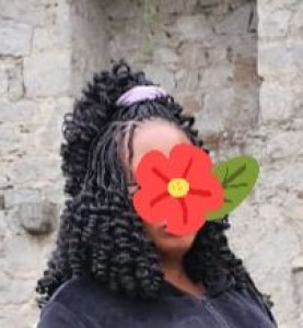 Photo de galerie - Tresses boucle coiffure par moi 