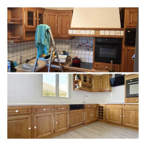 Photo de galerie - Rénovation d’une cuisine de 1980