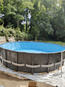 Photo de galerie - Piscine hors, sol 6m de diamètre 