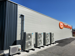 Photo de galerie - Installation de climatisation reversible marque daikin 
