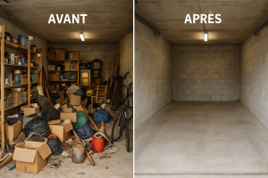 Photo de galerie - Voici un apercus de debarras avant /après