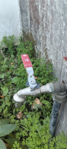 Photo de galerie - Le nouveau robinet jardin 