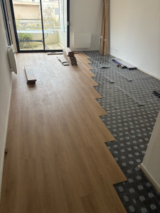 Photo de galerie - Pose de parquet - Revêtement de sol