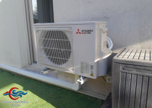 Photo de galerie - Installation Climatisation Bi Split 2HA40VF Mitsubishi à Montpellier 