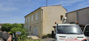 Photo de galerie - Traitement façade et pignon apres 