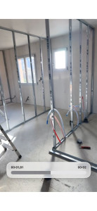 Photo de galerie - Pose rails 