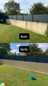 Photo de galerie - Nettoyage façade extérieure 