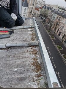 Photo de galerie - Remplacement de couvres joint zinc
