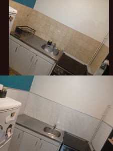 Photo de galerie - Changement de crédence cuisine 