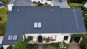 Photo de galerie - Résultats après, application d’un hydrofuge coloré