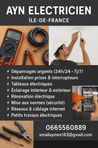 Photo de galerie - , Électricien Île-de-France