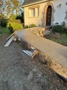 Photo de galerie - Création rampe PMR