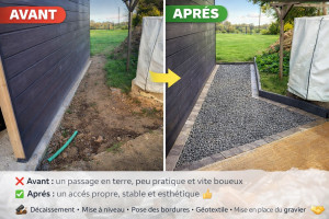 Photo de galerie - Aménagement petit couloir de passage 