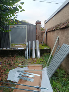 Photo de galerie - Montage abris jardin