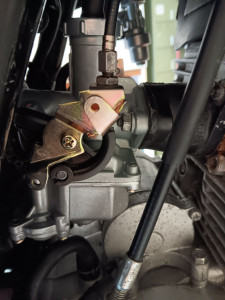 Photo de galerie - Remplacement carburateur 125 daelim 