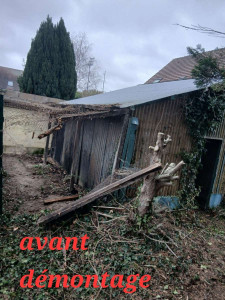 Photo de galerie - Avant démontage du cabanon 