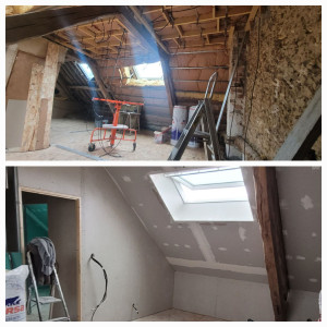 Photo de galerie - Aménagement des combles. 
