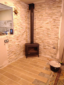 Photo de galerie - Parement sur placo