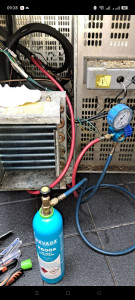 Photo de galerie - Recharge de gaz frigo 