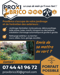 Photo de galerie - Le jardinage est mon métier !