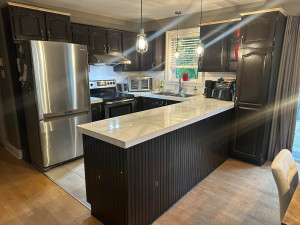 Photo de galerie - Installation de cuisine et finitions