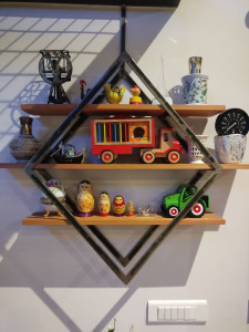 Photo de galerie - étagère métal bois 