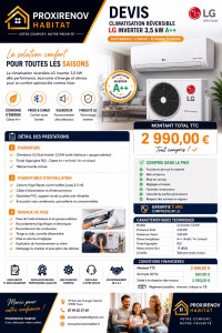 Photo de galerie - LG CLimatisation