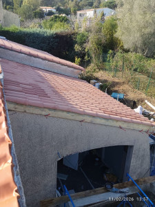 Photo de galerie - Couverture charpente 