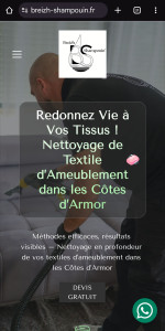 Photo de galerie - Création du site breizh-shampouin.fr

Un site vitrine animé, ludique et dynamique, adapté à tous les écrans grace à son optimisation responsive design. 

