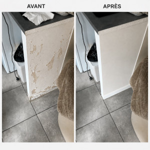 Photo de galerie - Remise à neuf d’un mur 