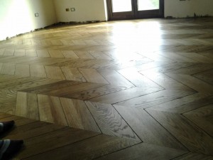 Photo de galerie - Pose de parquet - Revêtement de sol