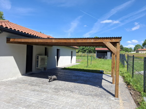 Photo de galerie - Pose d un carport 