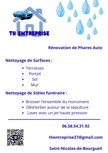 Photo de galerie - Nettoyages terrasse, cours,murs,portail
nettoyages stèles funéraires 
rénovation de phares voiture camionnette voiturette et sot de vent motos