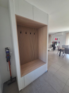 Photo de galerie - Niche d'entrée avec éclairage LED