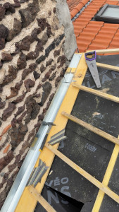 Photo de galerie - Pose de couloir zinc