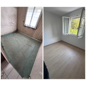 Photo de galerie - Pose de parquet - Revêtement de sol